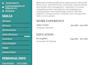 create a professional ats friendly resume and CV design